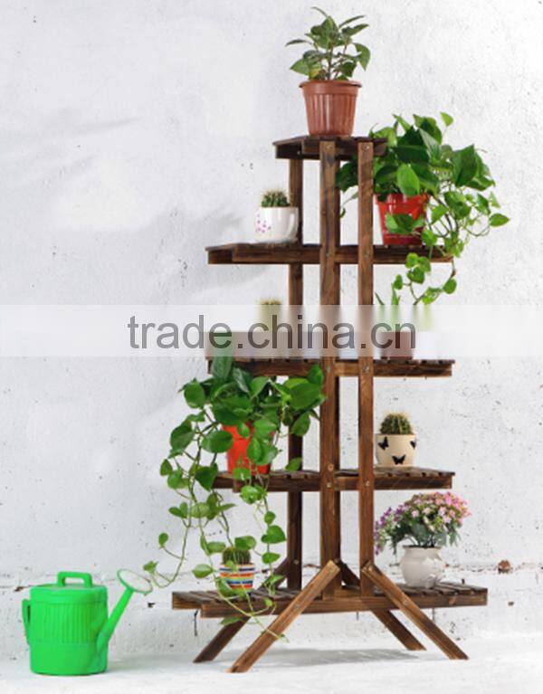 Handmade wholesale 4 floor flower rack for sale