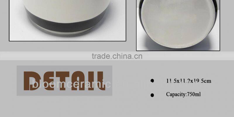 Kitchen design ceramic airtight jar