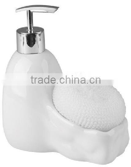 plastic pump ceramic soap dispenser