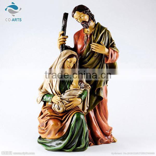 Factory direct supply classic style polyresin souvenir religious