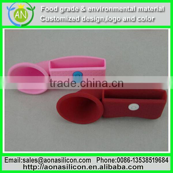 Silicone microphone and base for Iphone