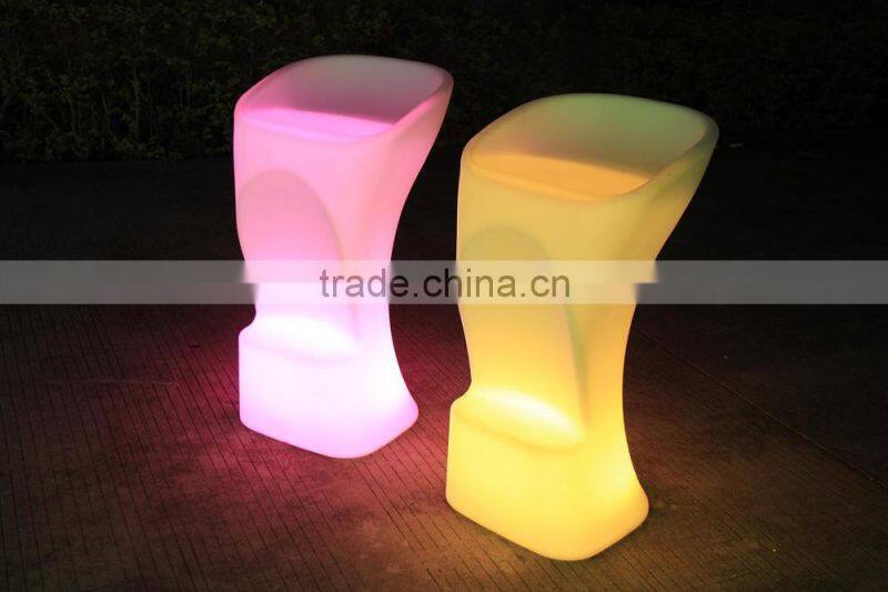 Remote Color Changing Stylish Rechargeable LED Flashing Bar Stool