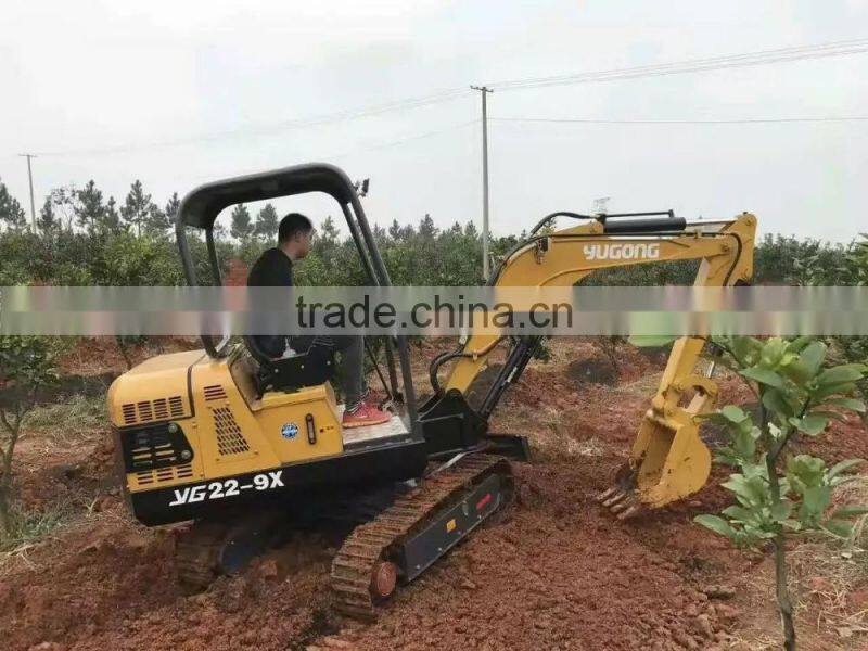Hot sale 2.2T hydraulic small excavator made in china