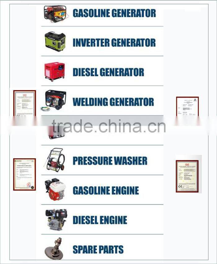 moveable with air wheels and handles electric start 100% copper wire AST3800 gasoline generator
