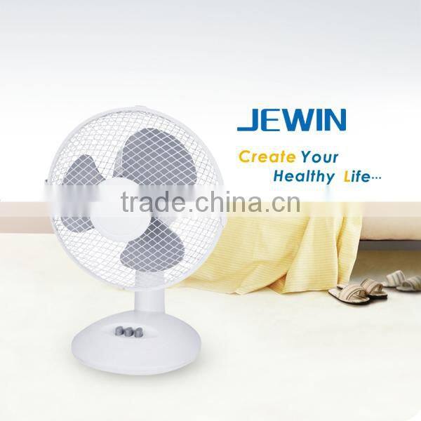 9" White color electric table fan