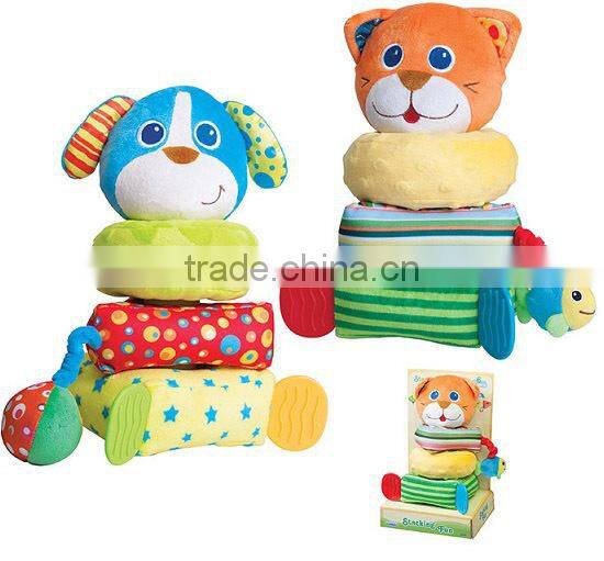 hot selling plush musical infant toy set with CE
