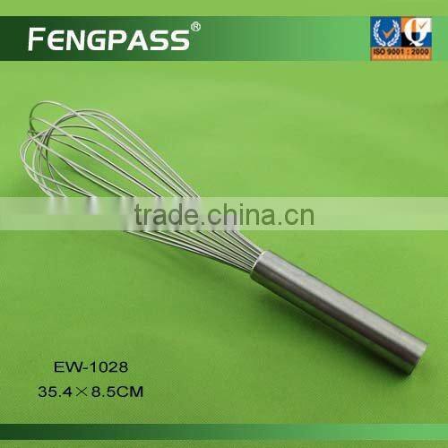 Metal egg whisk , egg beater , silicone egg wisk EW-1006