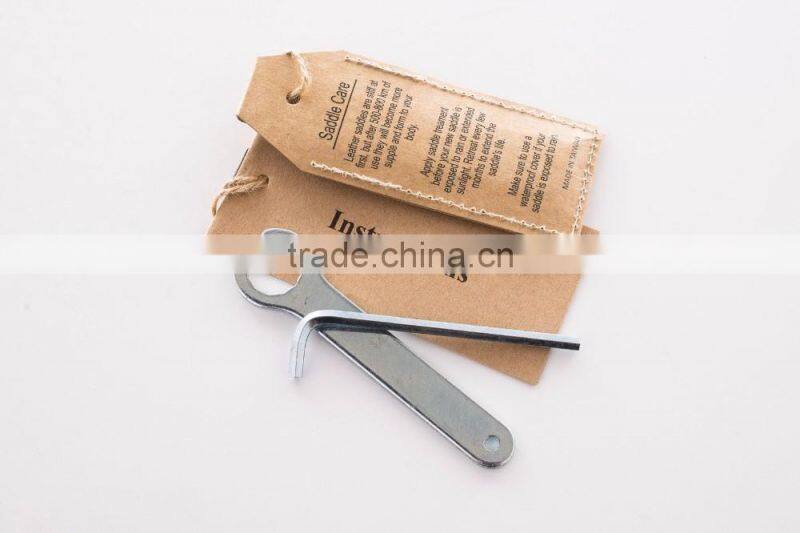 Still Promenade Saddle Vintage Classic Hand Made Leather Bicycle Saddle -Honey