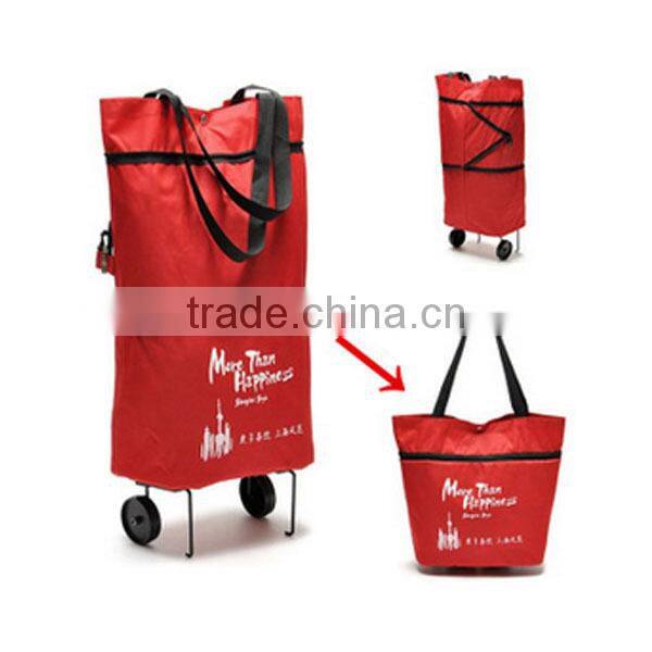 Multifunctional folding travel bag shopping bag new product for 2015