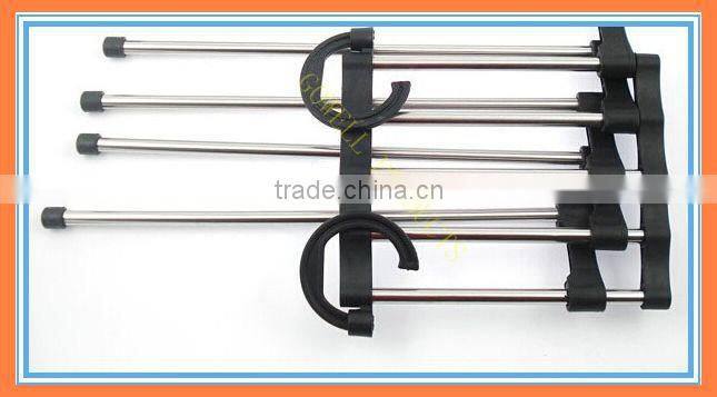 Trousers Hanger/Rack, Multifunction Pants Hanger/Rack,Foldable Trousers Hanger/Rack