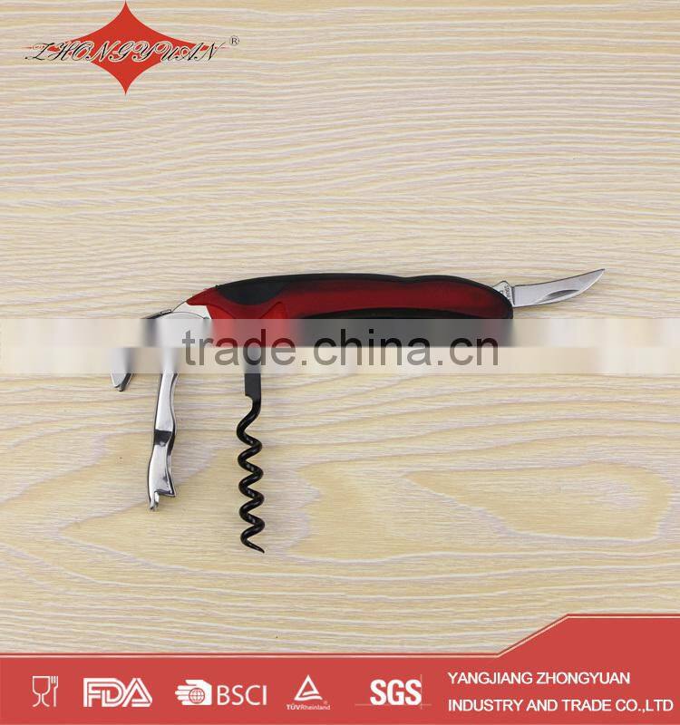 bottle opener corkscrew wine opener with knife