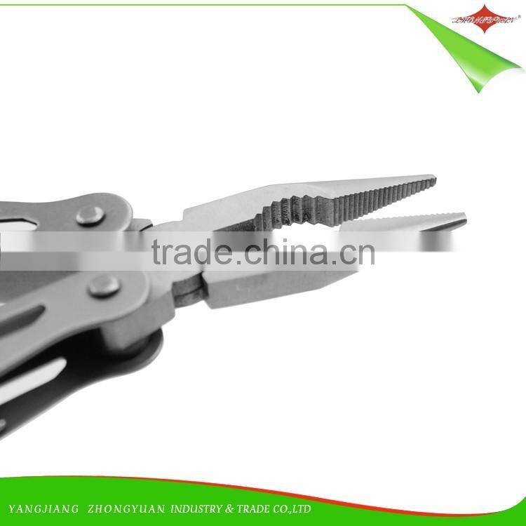 ZY-V1003 Multi Functional pocket Pliers tool Stainless Steel Multitool plier