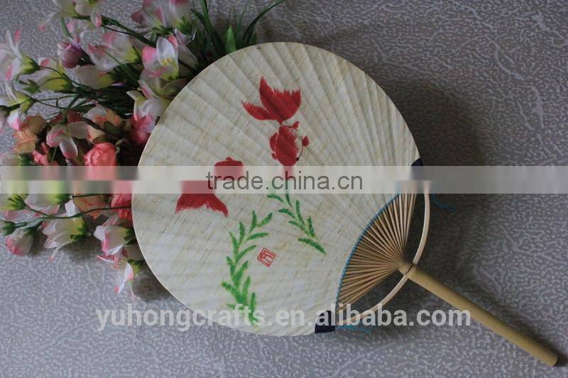 Top Sale Novelty Promotional Round Paper Hand Fan