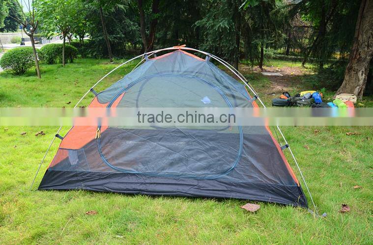 Outdoor Camping Tent Double Layer Family Travel Hiking Tent