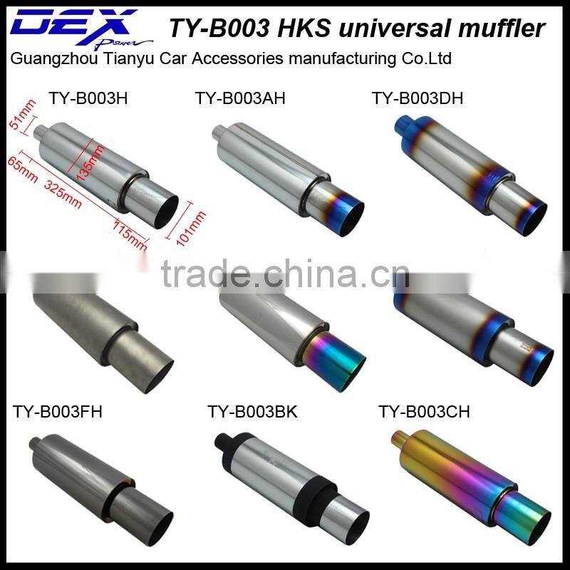 modified stainless steel exhaust pipe
