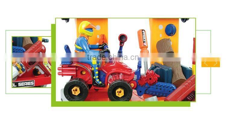 Kids pretend play boxes plastic portable cheap tool and brains toys