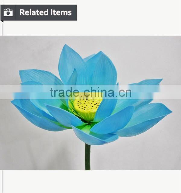 Best selling items artificial lotus flowers for wedding decoration