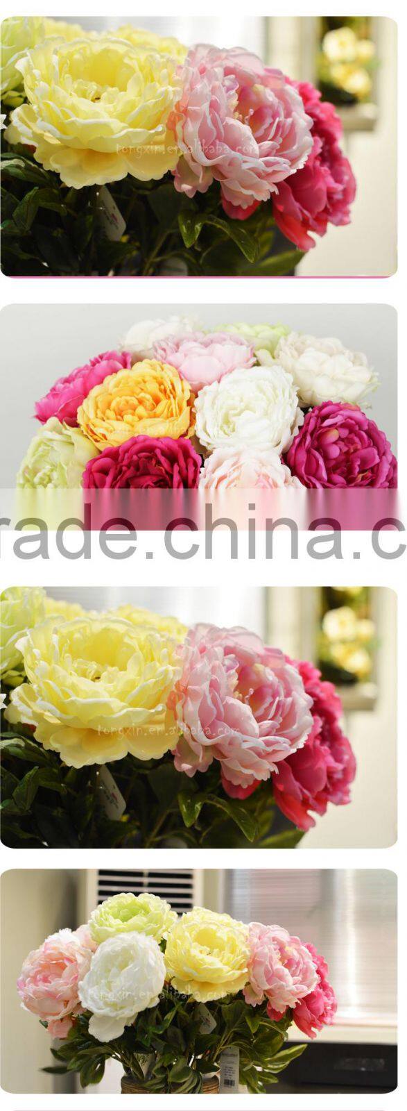 single stem peony new year home wedding decor factory direct sale