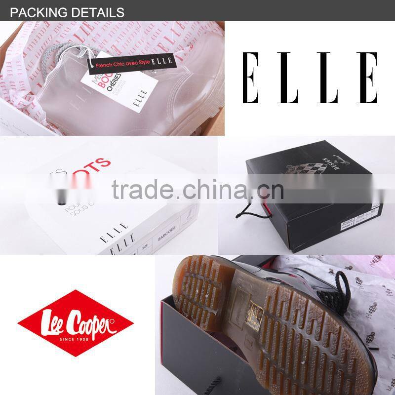 colorful chelsea rain boots with simple shape for women