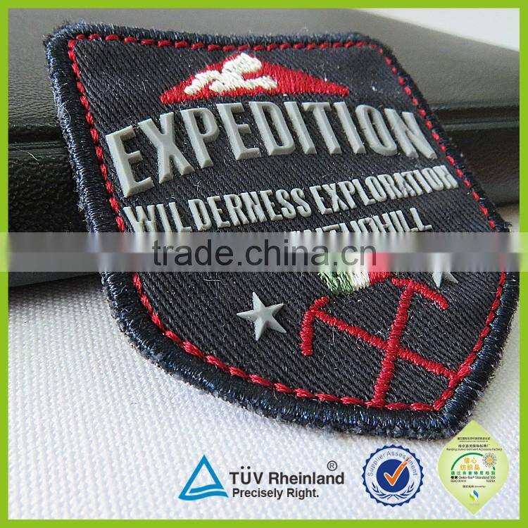 OEM Factory custom jeans embroidery pocket design for men