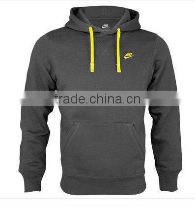 cotton men's fleece hoodie , fleece jacket with kangaroo pocket