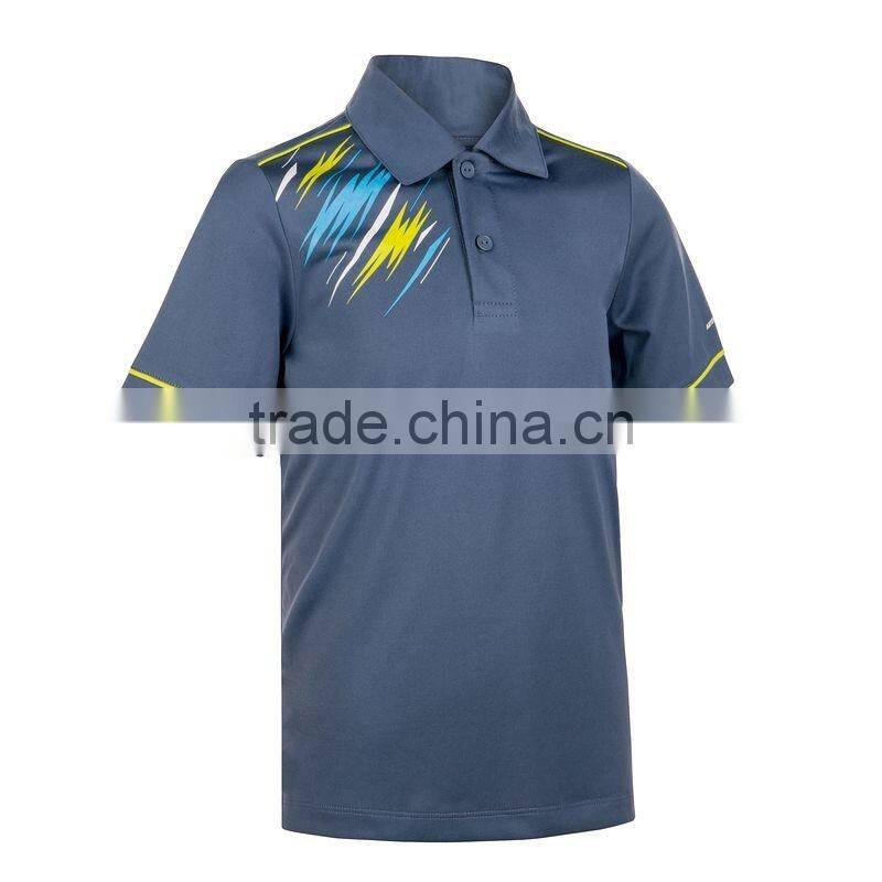 Quick dry boys polo shirt made in india