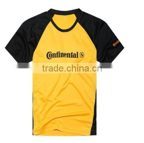 Provide OEM service unisex polycotton baseball t shirt for men