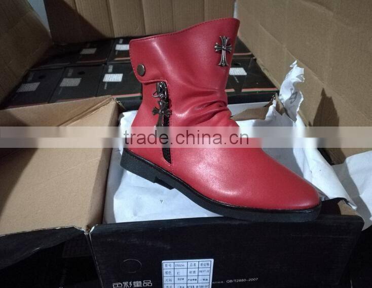 GZY Italy model fashion sole shoes kid boots wearable comfortable winter boots wholesale guangzhou 2017 stock