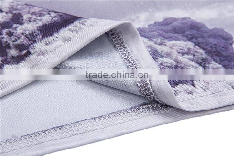 Newest Style Cute Mushroom Cloud Clown Print 3D O-neck Cotton Special Cool Top Tees Men T Shirt