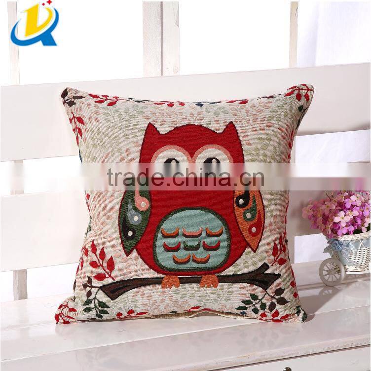 wholesale cotton owl cushions cushion covers tapestry pillows