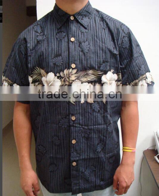 MENS PRINTED HAWAIIAN SHIRT JT0216