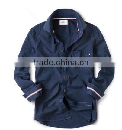 Wholesale Classy Casual Gray Oxford Linen Shirts for Men , S-3XL