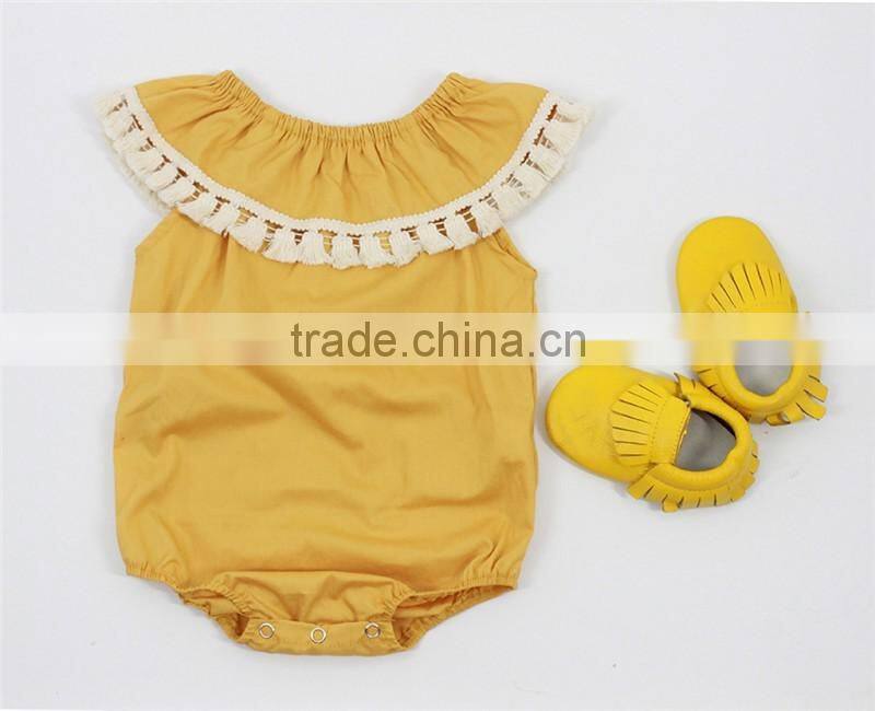 Cute cotton baby ruffle bloomer with bowknot infant diaper cover wholesale children's boutique clothes