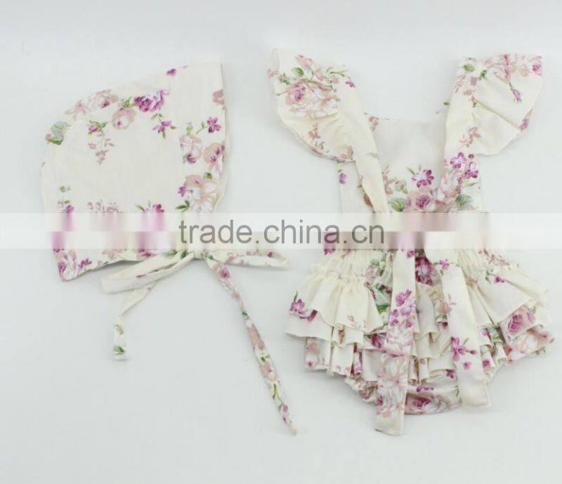 2016 Baby Summer Hats Floral Print Beanie Hats Wholesal Price