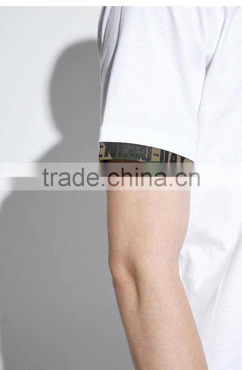 2017 Fashion design customized tshirt printing men t shirt