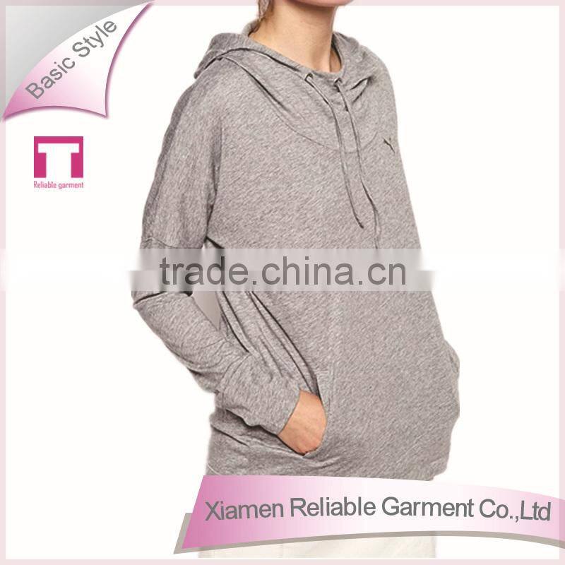 Custom made blank gray children hoodies