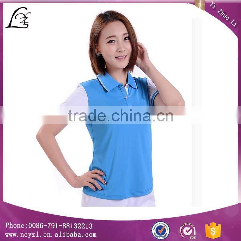 Custom China wholesale good quality polo t shirt factory women