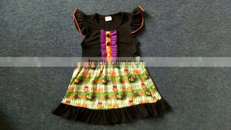 Fashion Halloween kid garment baby clothes boutique Halloween baby dress