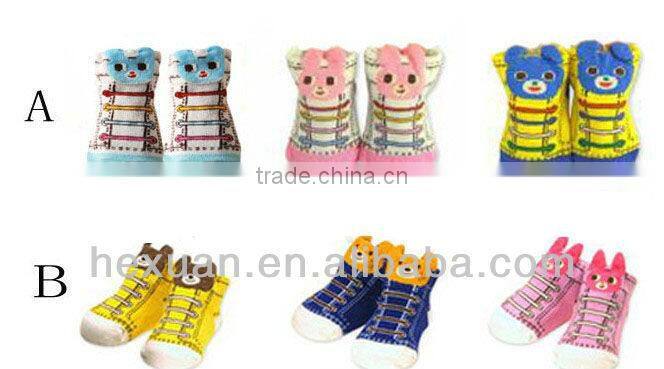 New Style TPR/Rubber Sole Baby Shoe Socks
