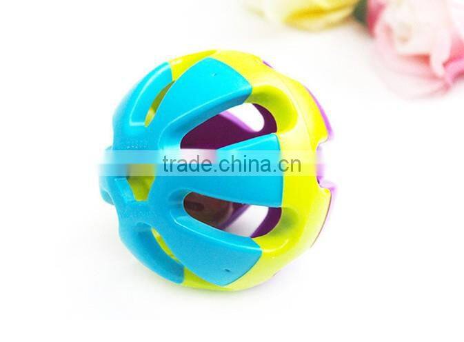 R1913H Qualified pet product manufacturer from China,colorful rainbow ball dog toy,wholesale pet toy
