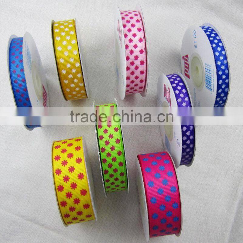 Small Roll Printed Grosgrain Ribbon