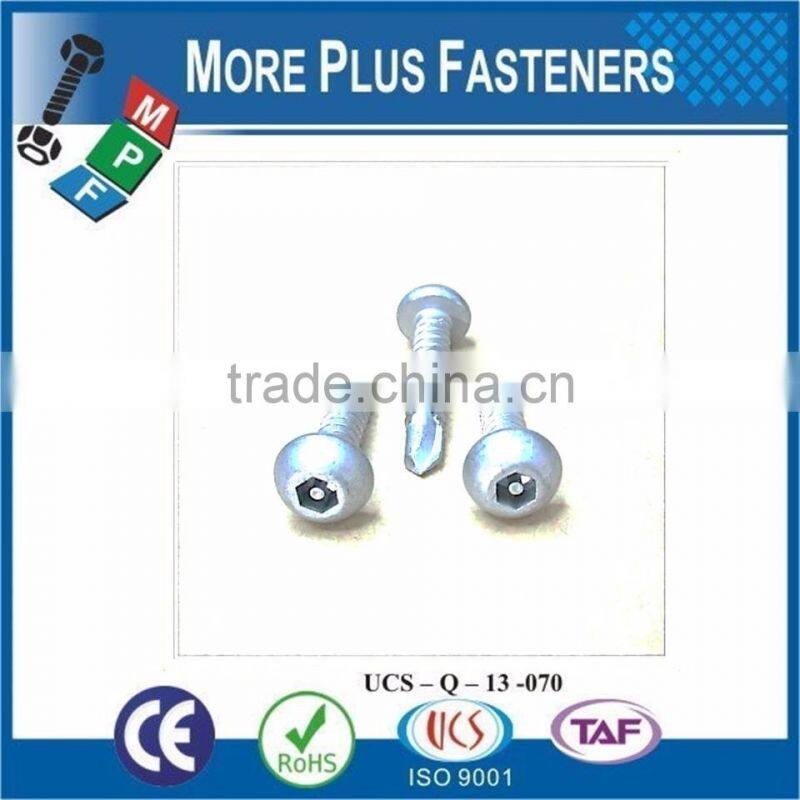 Hex Washer Head Or Round Head Phil Recess Self Drilling Screw Flat CSK Head Phil Recess Self Drilling Screw