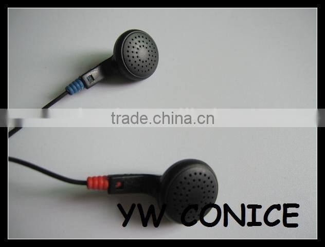2015 Classic Black Disposable Airline Earphone For Cheap Sale