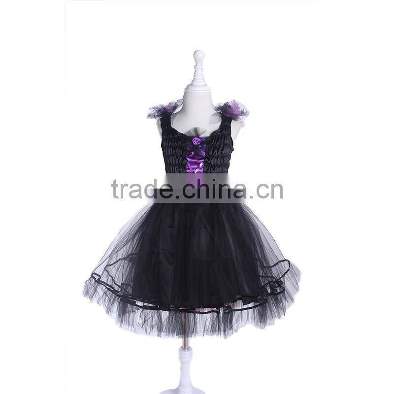 2016 Newest factory directly Halloween pumpkin witch costumes for kids