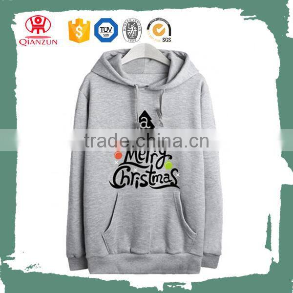Polar Christmas tree hoodies fleece pullover Merry Christmas letter sweatshirts