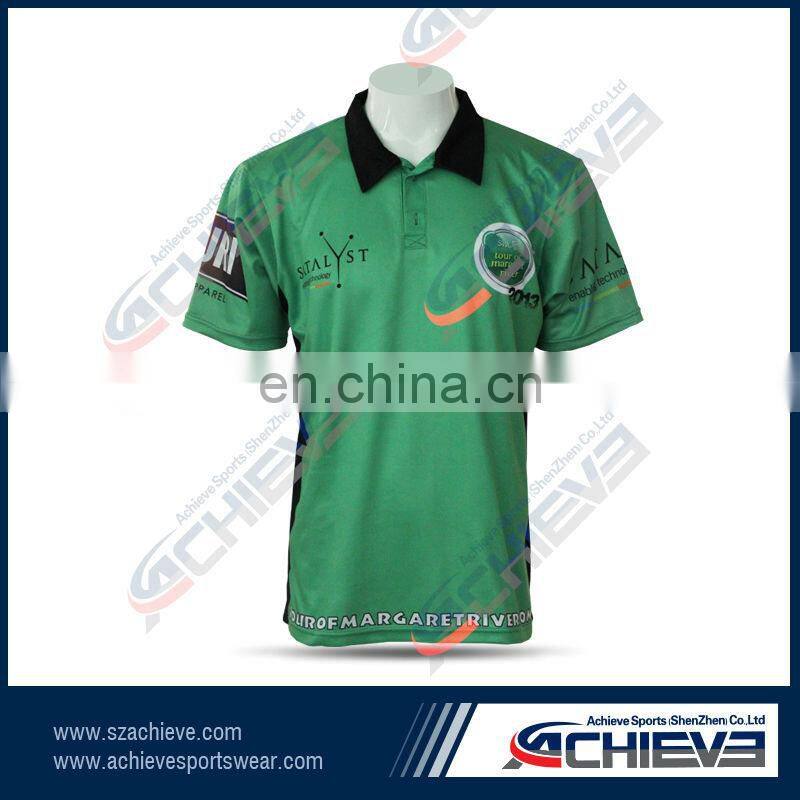 Hot style men's cricket jersey/vest made in china
