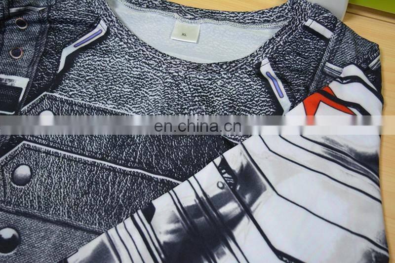 2017 New products sports sublimation compression shirt for men