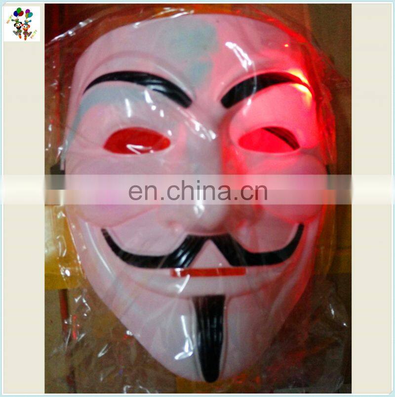 Plastic V for Vendetta Halloween Masquerad Dance Led Party Masks HPC-0474