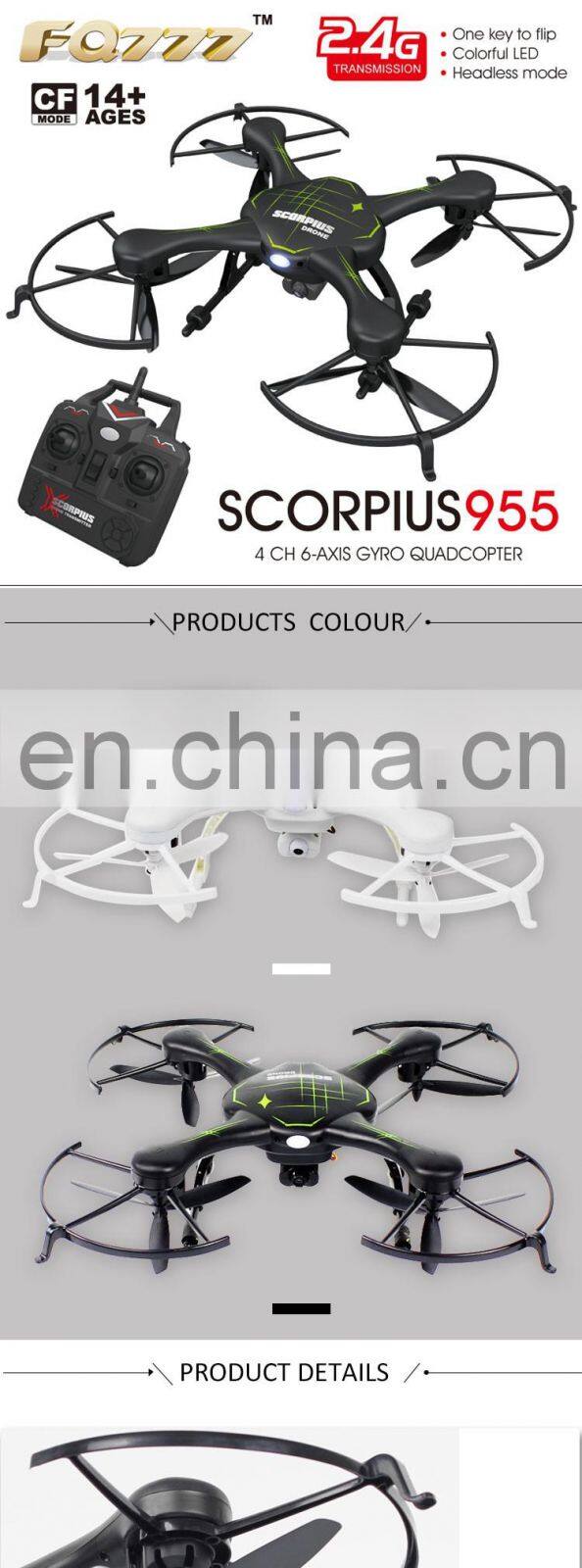 FQ777-955 Drone with HD Camera 720P Pixel