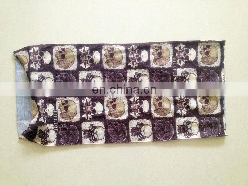 polyester outdoor bandana multifunctional seamless printed bandana